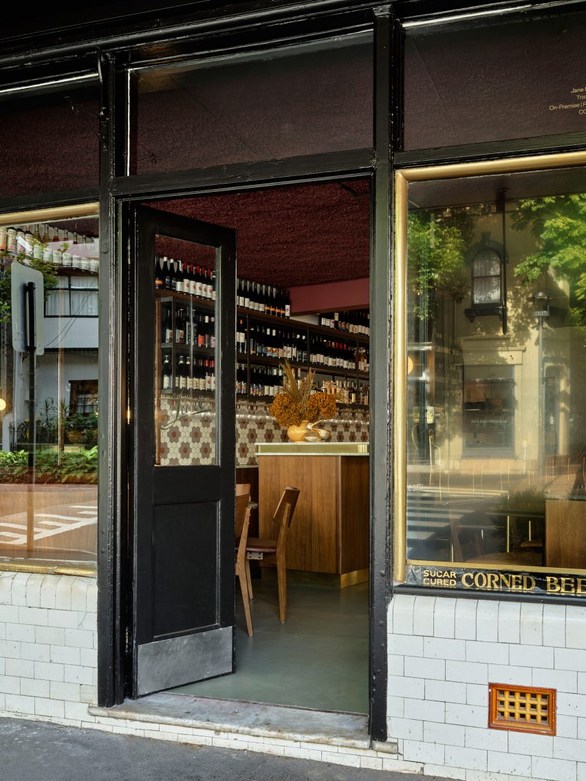 Exterior of Jane bar in Surry Hills, Sydney designed by Luchetti Krelle