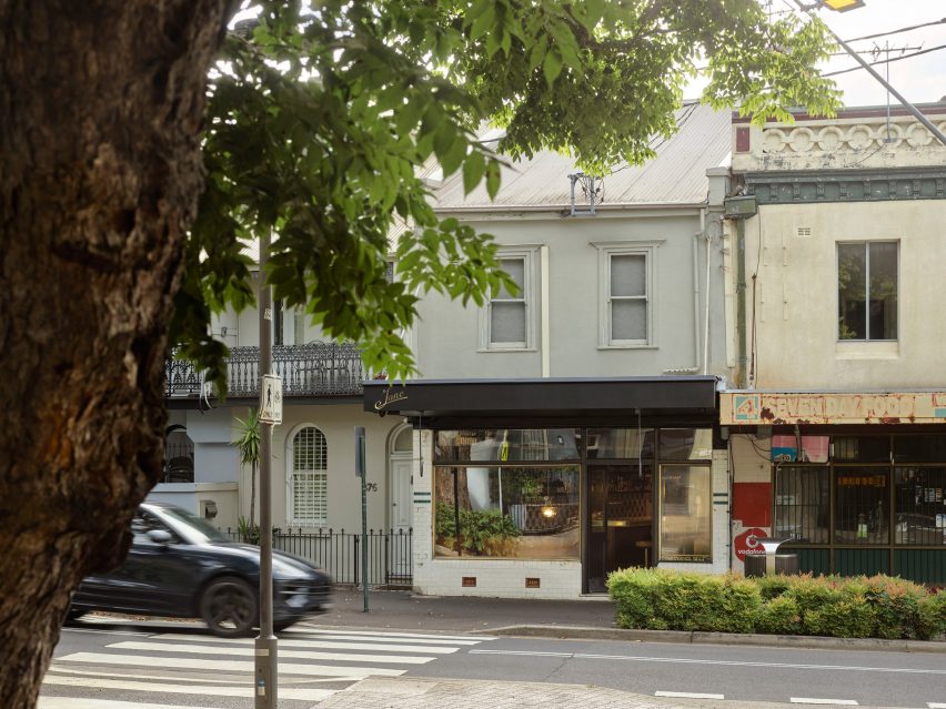 Exterior of Jane bar in Surry Hills, Sydney designed by Luchetti Krelle