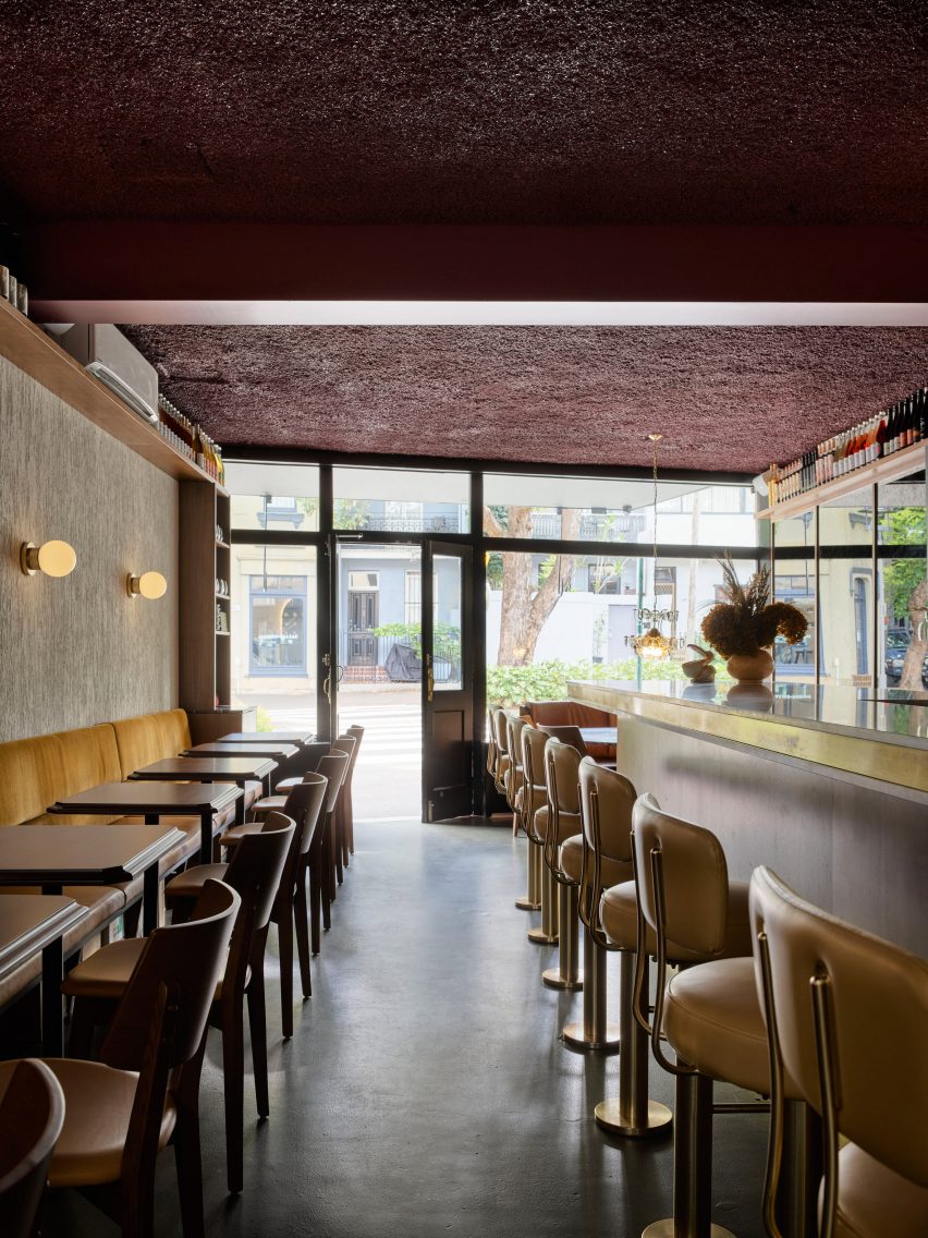Interior of Jane bar in Surry Hills, Sydney designed by Luchetti Krelle