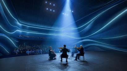 Visual of performing arts theatre