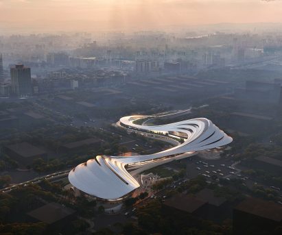 Visual of Jinghe New City Culture & Art Centre in China