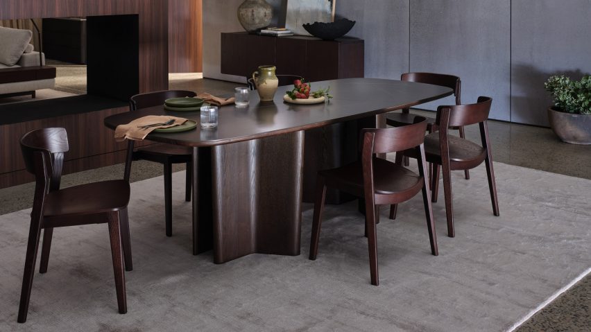 Chairs and pictured at the Issho dining table