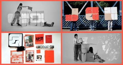Image of a student graphic design project from Kingston School of Art