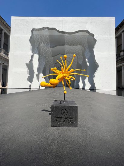 A photograph of the site-specific installation