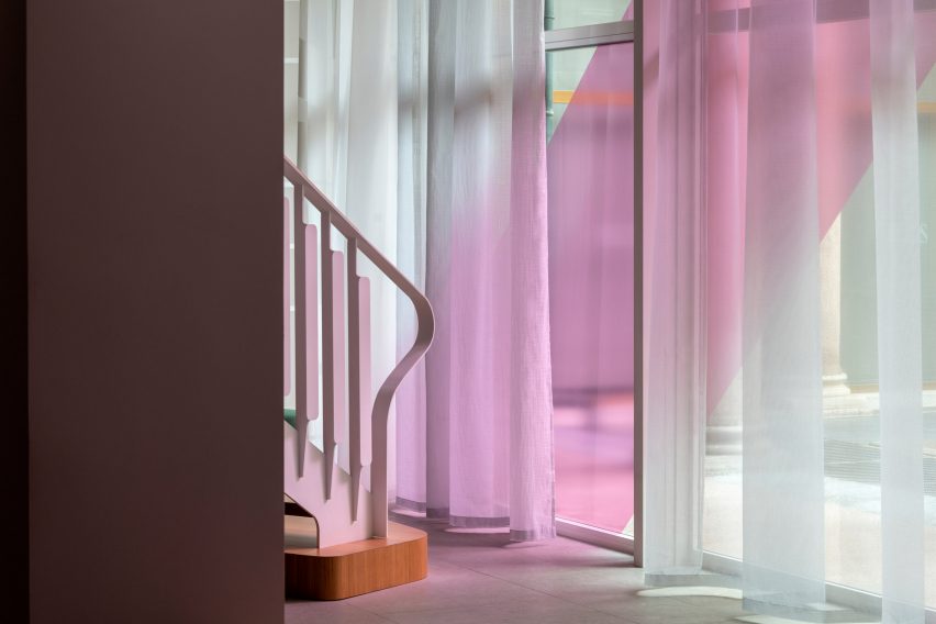 Pink curtains by Alain Biltereyst Kavdrat's Quotes collection