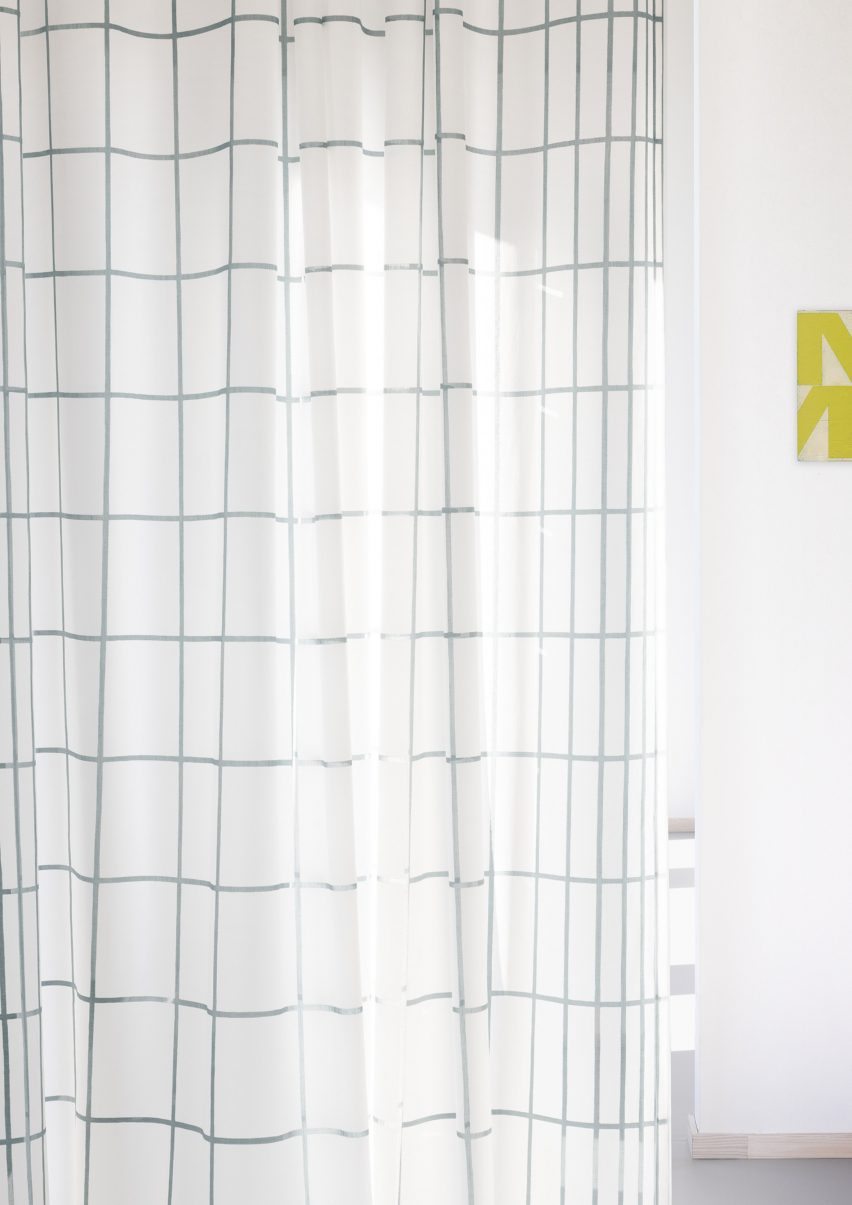 Gridded curtains by Alain Biltereyst Kavdrat's Quotes collection