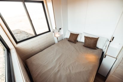 Murphy bed in down position
