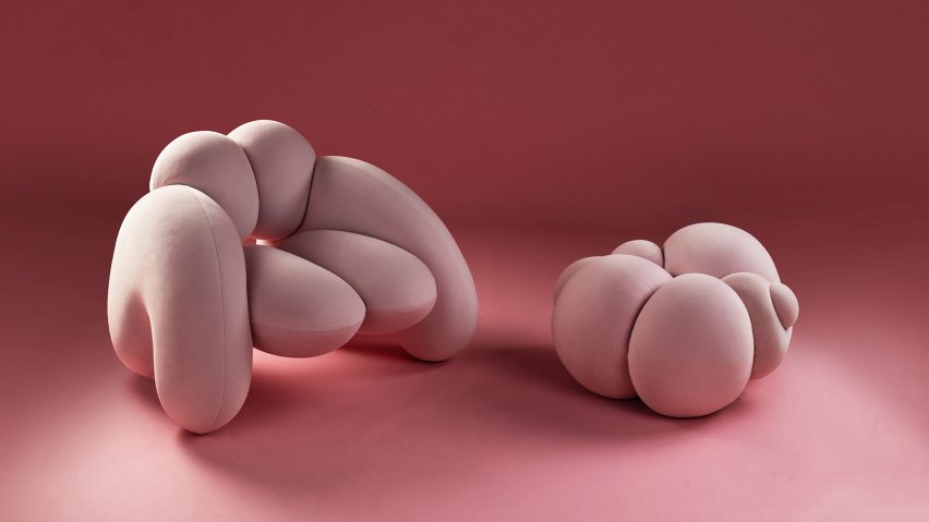Lara Bohinc designs voluptuous seating collection to be “playful and a little bit sexy”