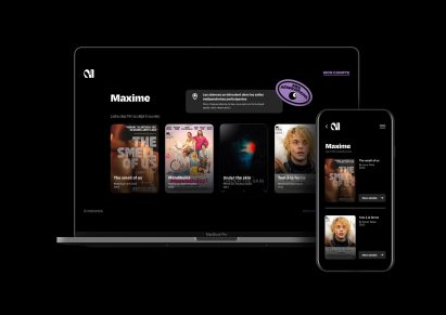 Web design rendered on a laptop and smart phone
