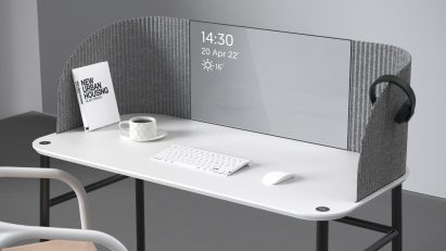 Rendering of the Caelum desk by Cagatay Afsar