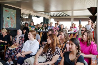 Audience at the Liganova Salone Club live talk