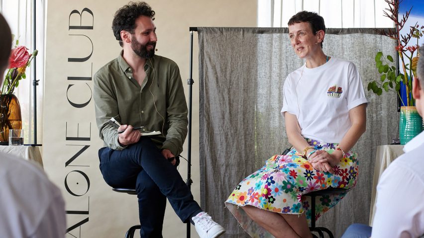 Liganova Salone Club with Sarah Andelman and Ben Hobson at Milan design week 2022