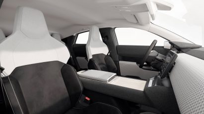 The interior of Lightyear 0 car