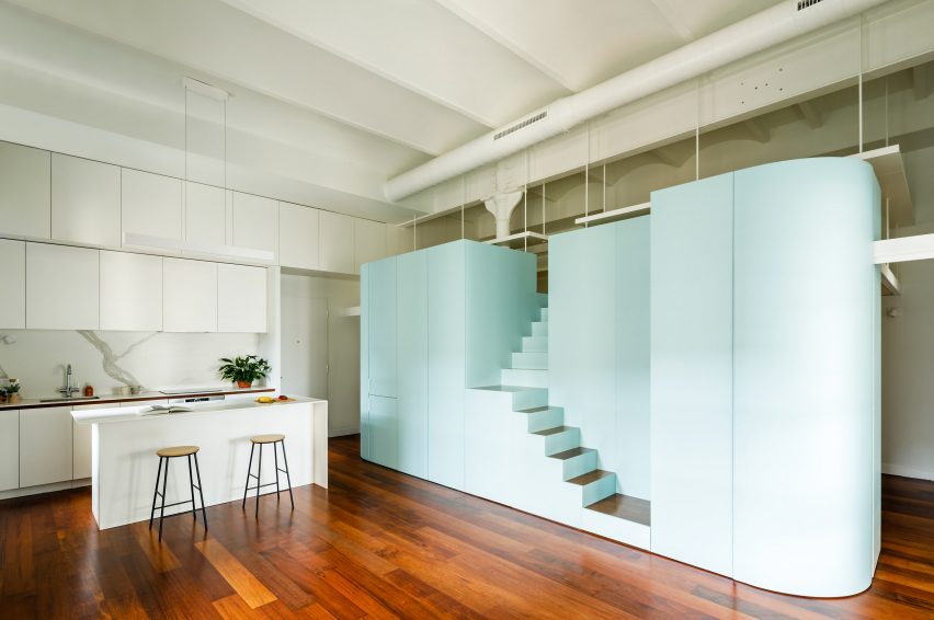 Interior of Loft in Poblenou by Neuronalab
