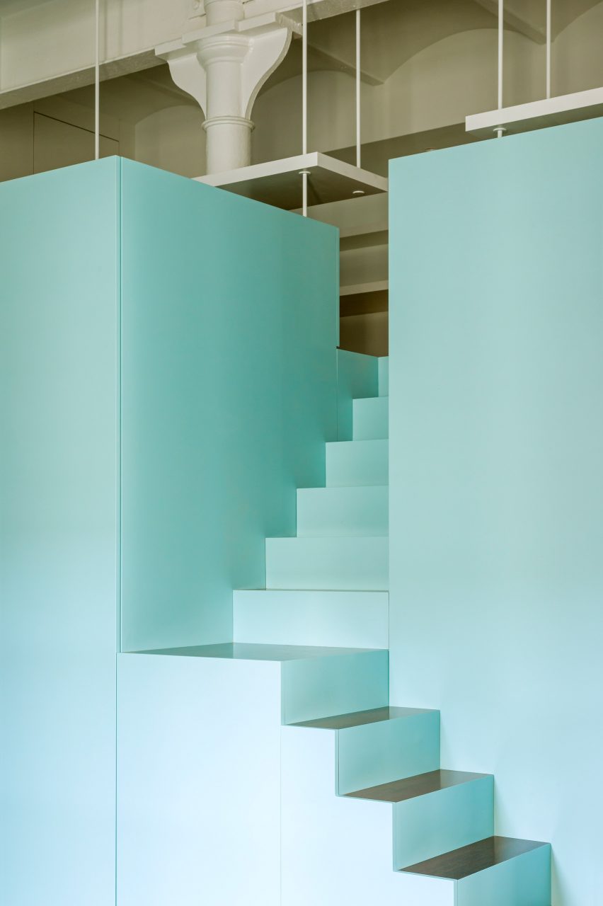 Stairs in Loft in Poblenou by Neuronalab