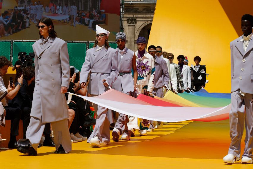 Louis Vuitton Spring Summer 2023 was shown at the Louvre during Paris Fashion Week