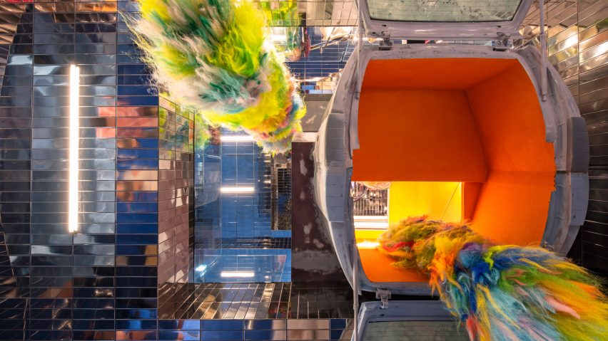 Hollow vehicle shaped volume in Vehicular installation by Brinkworth and The Wilson Brothers