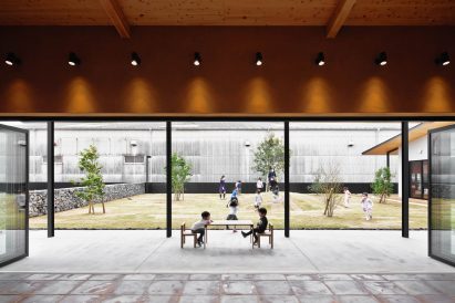 View out from MS Kindergarten and Nursery by Hibinosekkei