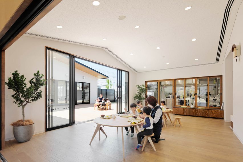 Interior of MS Kindergarten and Nursery by Hibinosekkei + Youji no Shiro