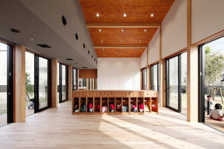 Interior of MS Kindergarten and Nursery by Hibinosekkei + Youji no Shiro