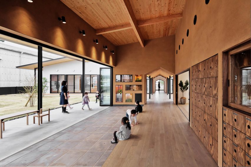Interior of MS Kindergarten and Nursery by Hibinosekkei + Youji no Shiro