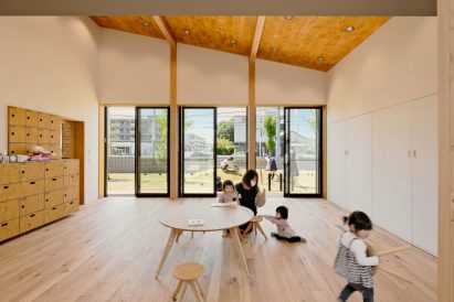 Interior of MS Kindergarten and Nursery by Hibinosekkei + Youji no Shiro
