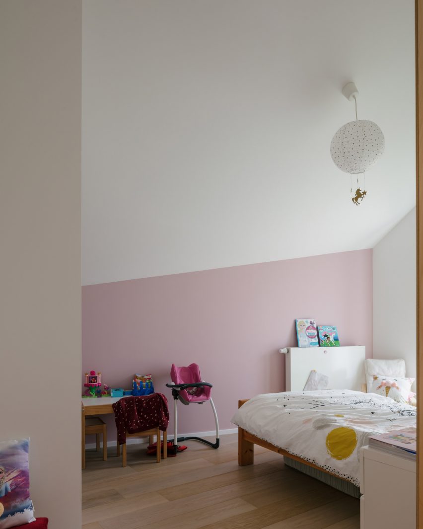 Interior of house by DeDal Architectes