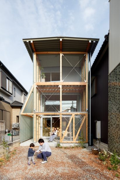 Exterior image of the front of Minimum House