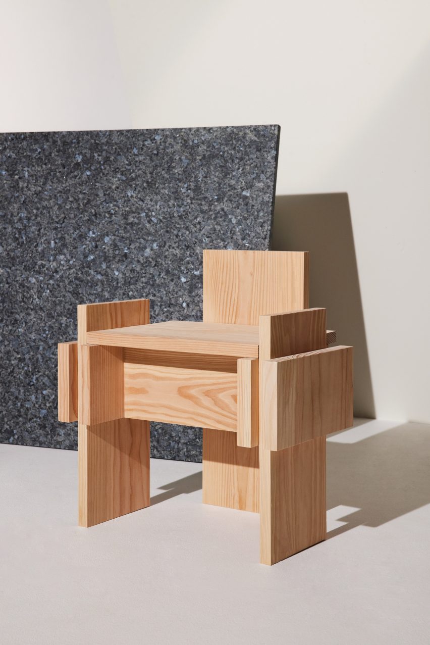 Offcut Chair 01 by Pettersen & Hein with Lundhs