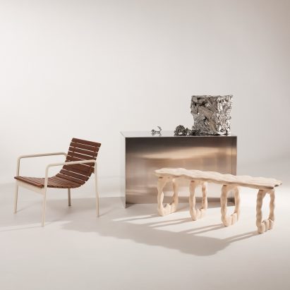 Vride Bench by Anna Maria Ăfstedal Eng at Norwegian Presence with Vestre