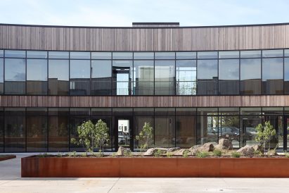 Nursing home with timber cladding