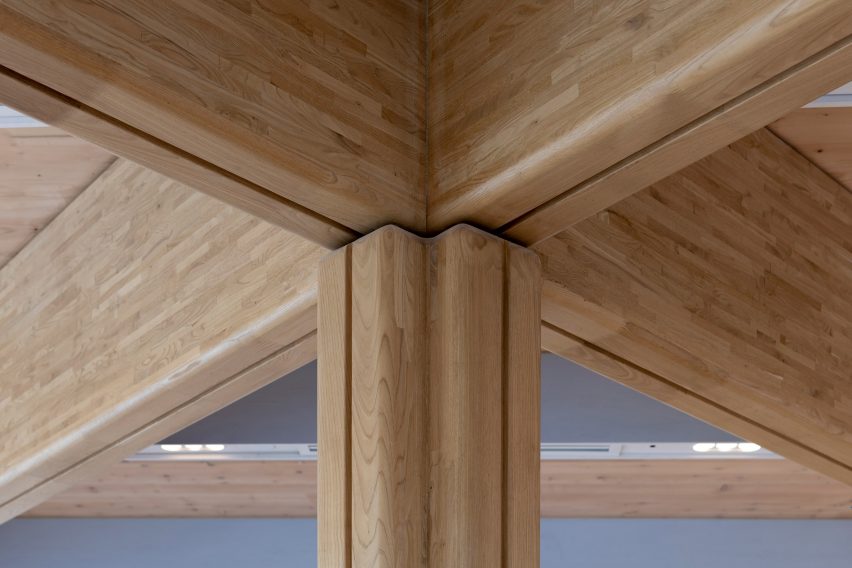 Timber structure by Foster + Partners