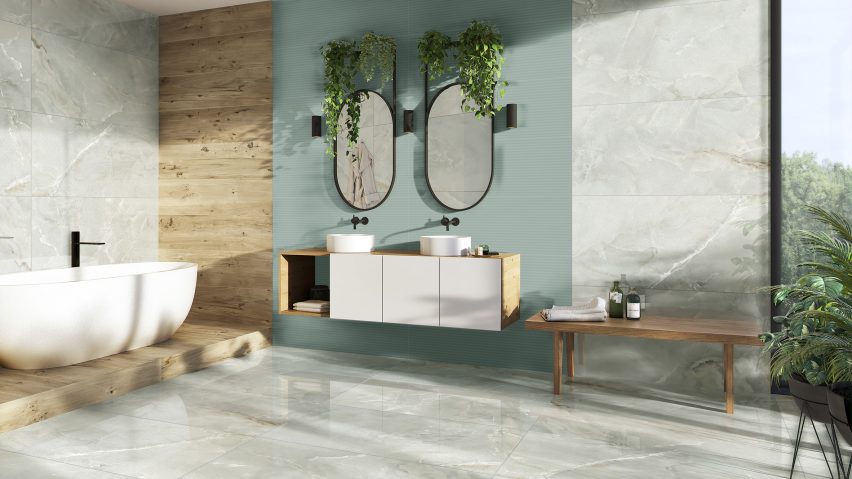 Onyx Lux tiles by Azteca