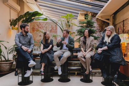 A photograph of the panel discussion