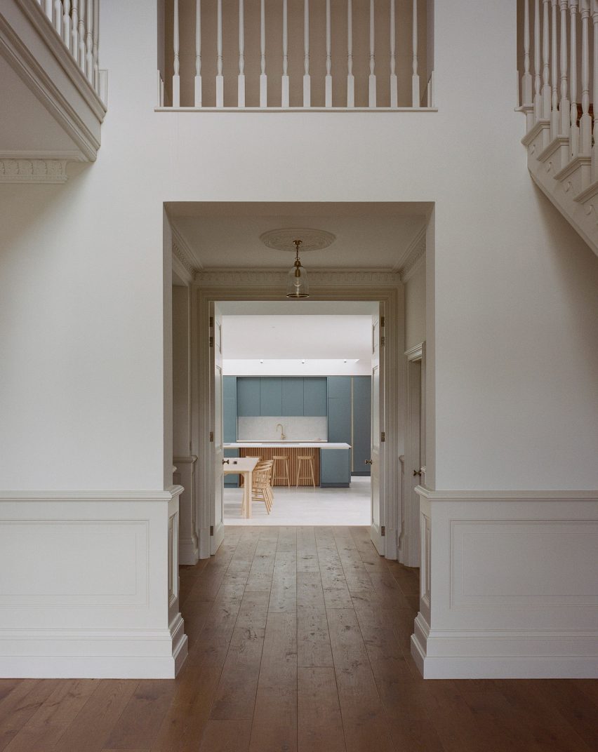 Interior of Pergola House by Will Gamble Architects