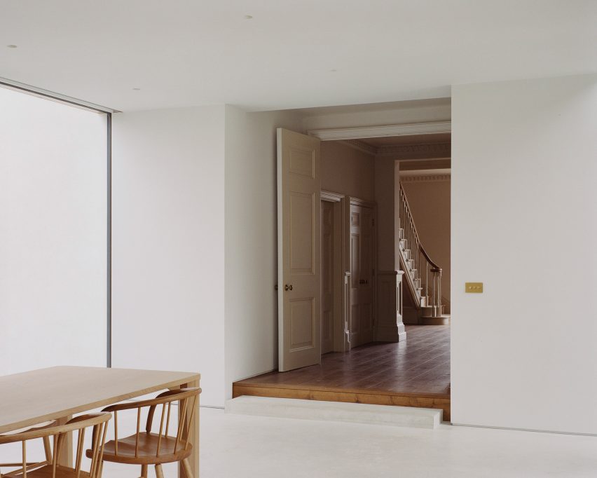 Interior of Pergola House by Will Gamble Architects
