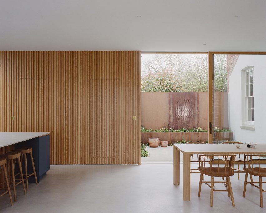 Interior of Pergola House by Will Gamble Architects