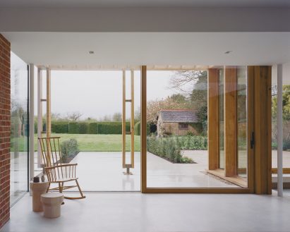 Interior of Pergola House by Will Gamble Architects