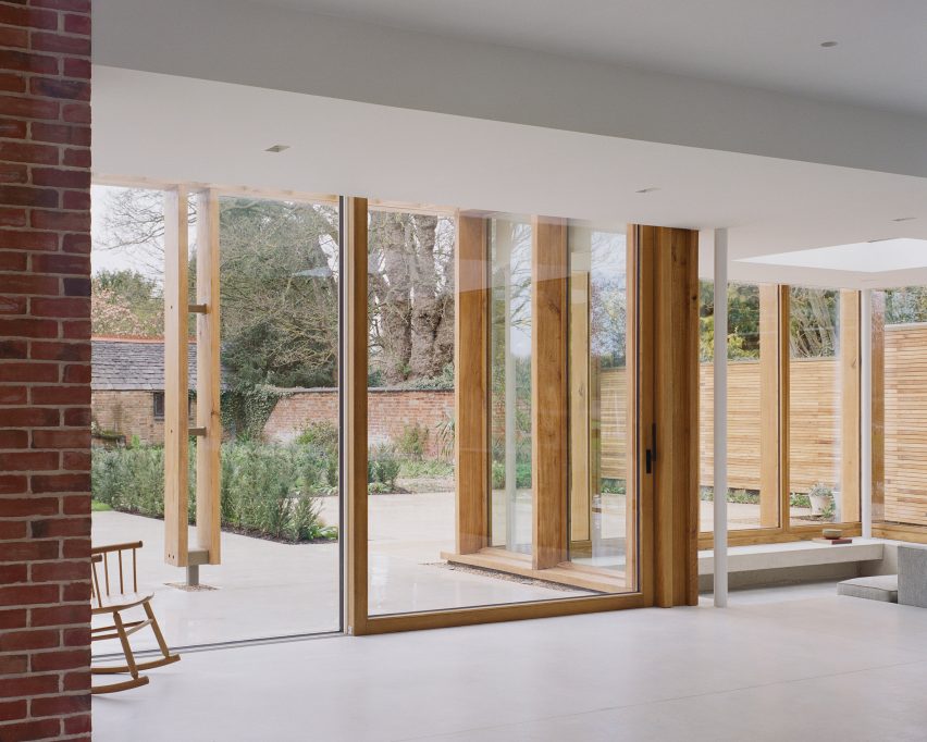 Interior of Pergola House by Will Gamble Architects