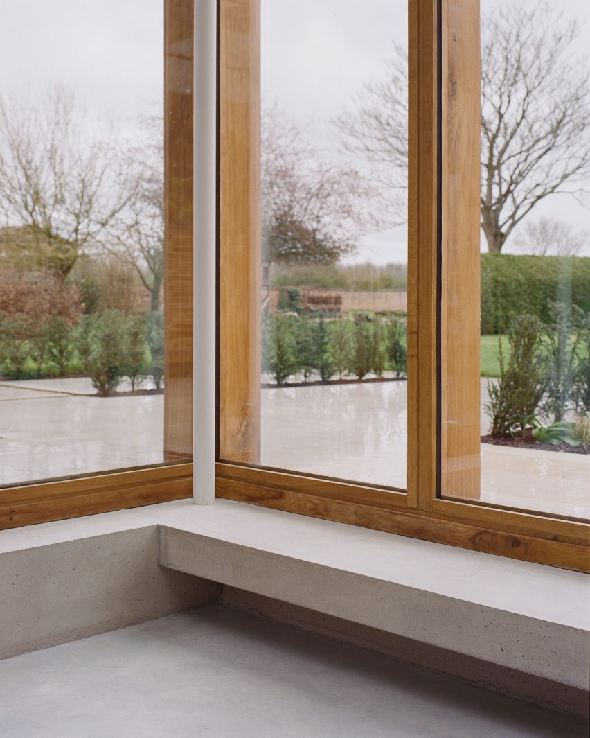 Interior of Pergola House by Will Gamble Architects