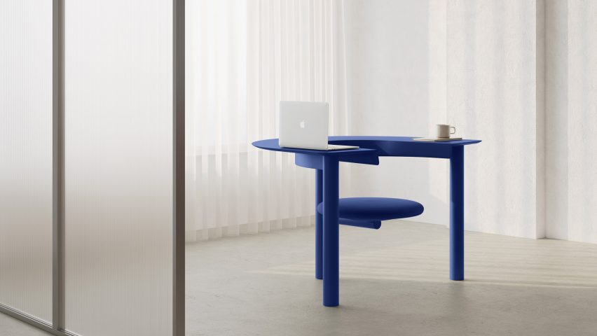 Blue Sui Desk Chair
