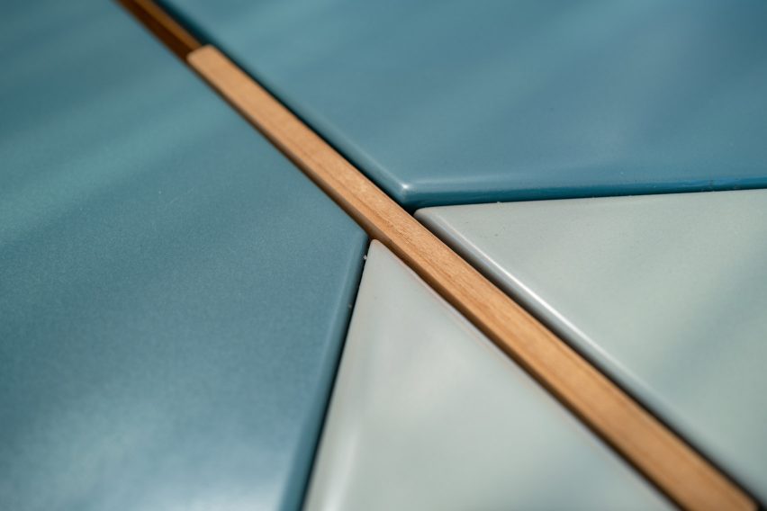 Surface of dining table from Poltrona Frau