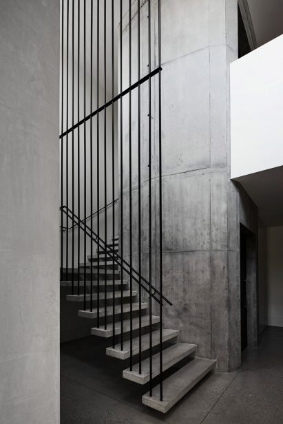 Concrete staircase