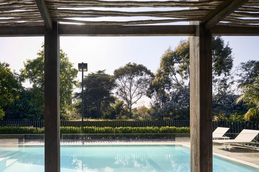 Canopy House is a concrete home that was designed by Powell and Glenn