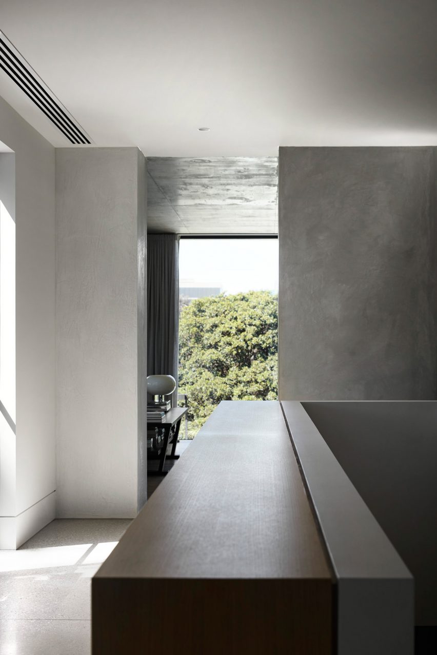 Canopy House is a concrete home that was designed by Powell and Glenn
