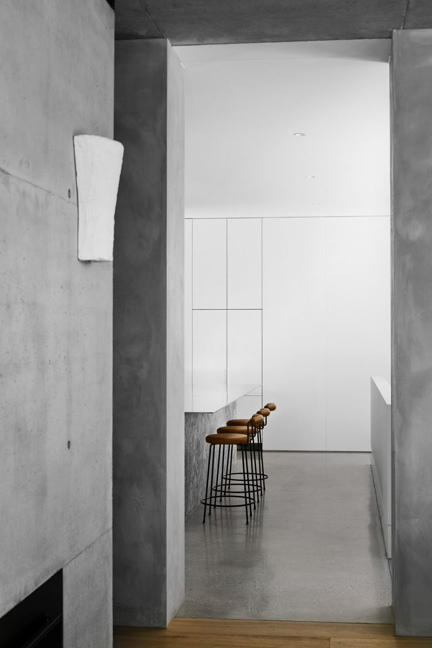 Canopy House is a concrete home that was designed by Powell and Glenn
