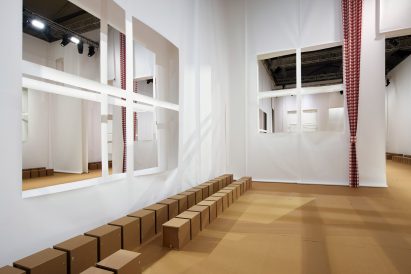 The Prada Spring Summer 2023 menswear set resembles an oversized house