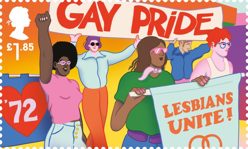 Royal Mail Pride stamps
