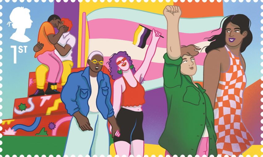 Royal Mail Pride stamps