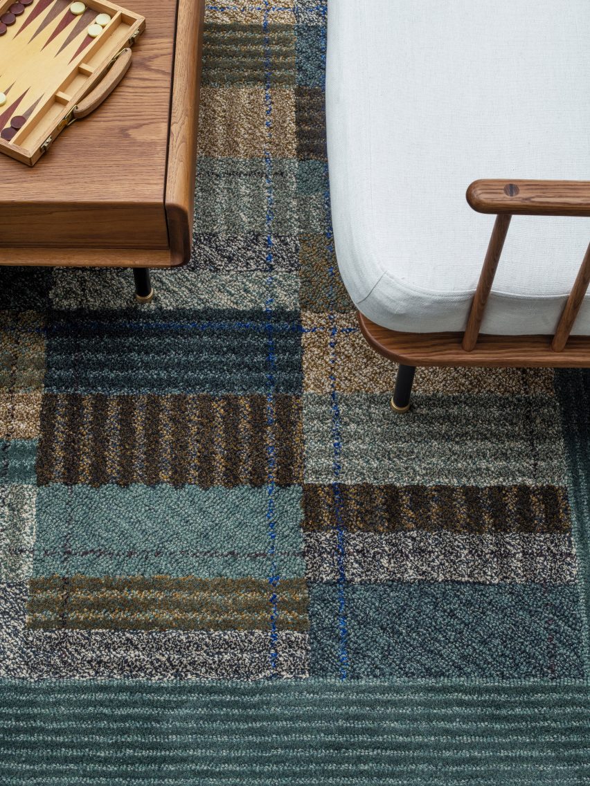 Quilt rug by Ellinor Eliasson for Kasthall